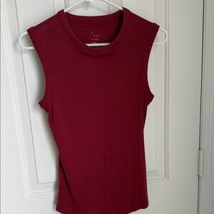 A New Day Women's Sleeveless burgundy tank
